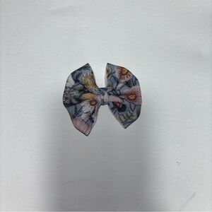 Bullet Fabric Floral Hair Bow 5 inches